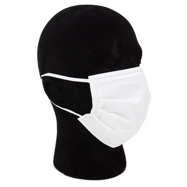 Disposable Face Mask with Noseclip and Earloops