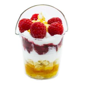 Filled Catering Rasberry Parfait Cup