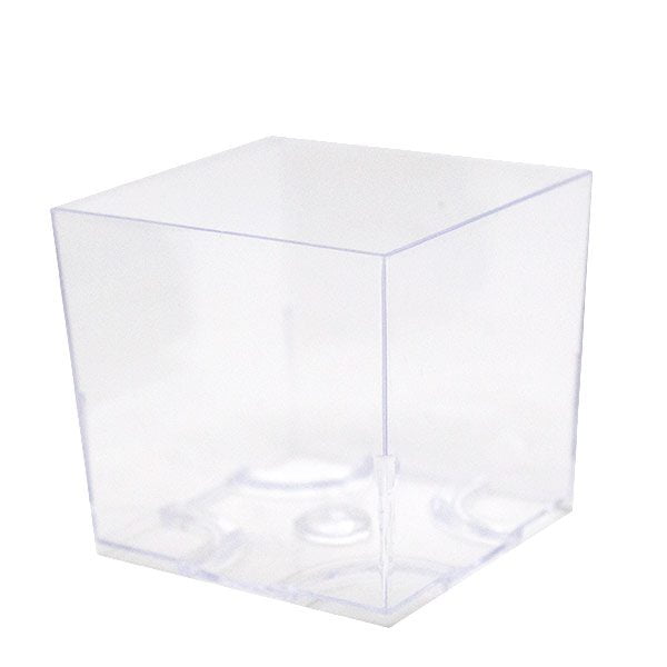 Square Mini Dessert Cup - Disposable Plastic Mini Cube Cup
