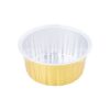 mini gold disposable aluminum baking cup 60 mm for mini desserts