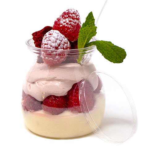 Yogurt Cup With Lid - Creative Disposable Vessels With Lids