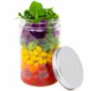 Salad in a Jar Plastic Mason Jar