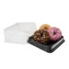 Small Square To Go Catering Container With Donuts
