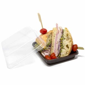 Disposable Trays With Lids in Bulk