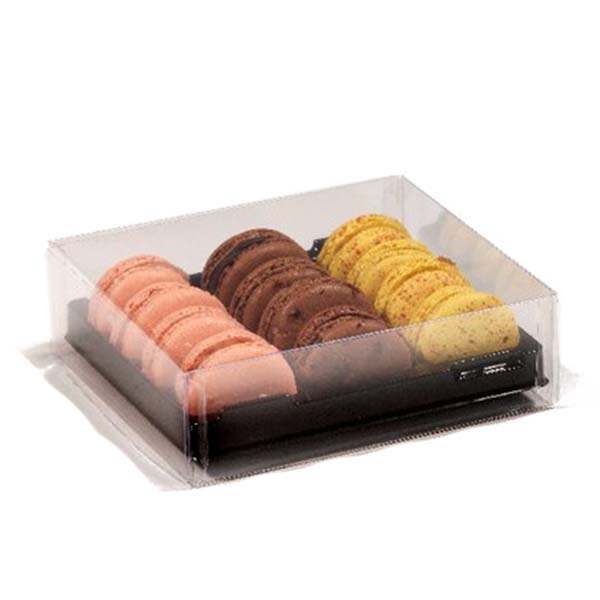 Twelve Piece Macaron Box for Elegant Retail Macaron Retail