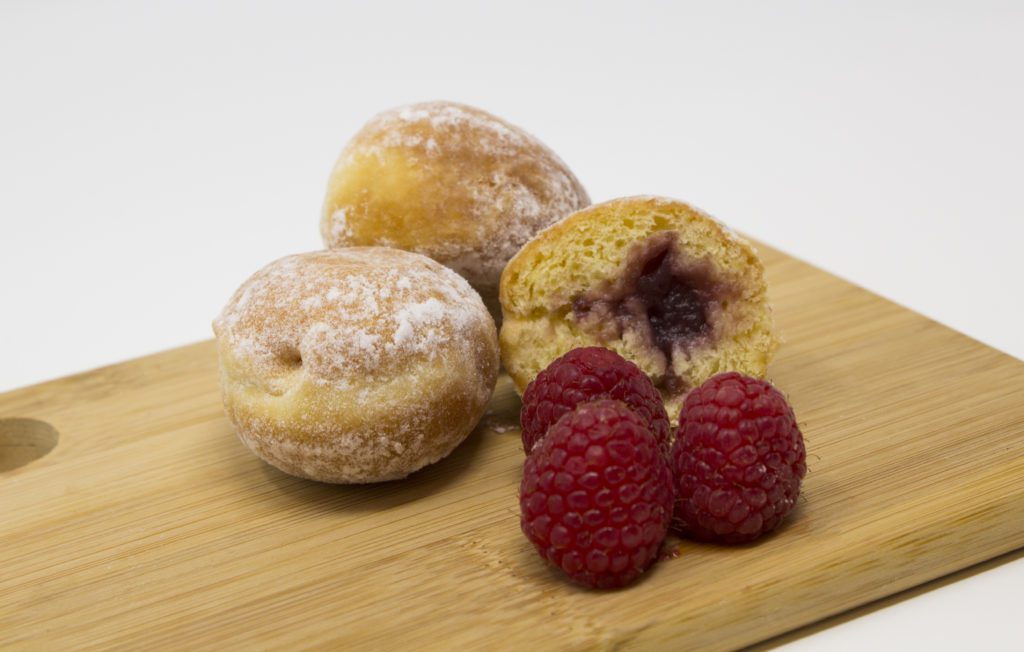 thaw and serve mini raspberry beignet frozen pastries 