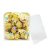 3inch cube cup large 12oz plastic square cup with lid for candy and treats