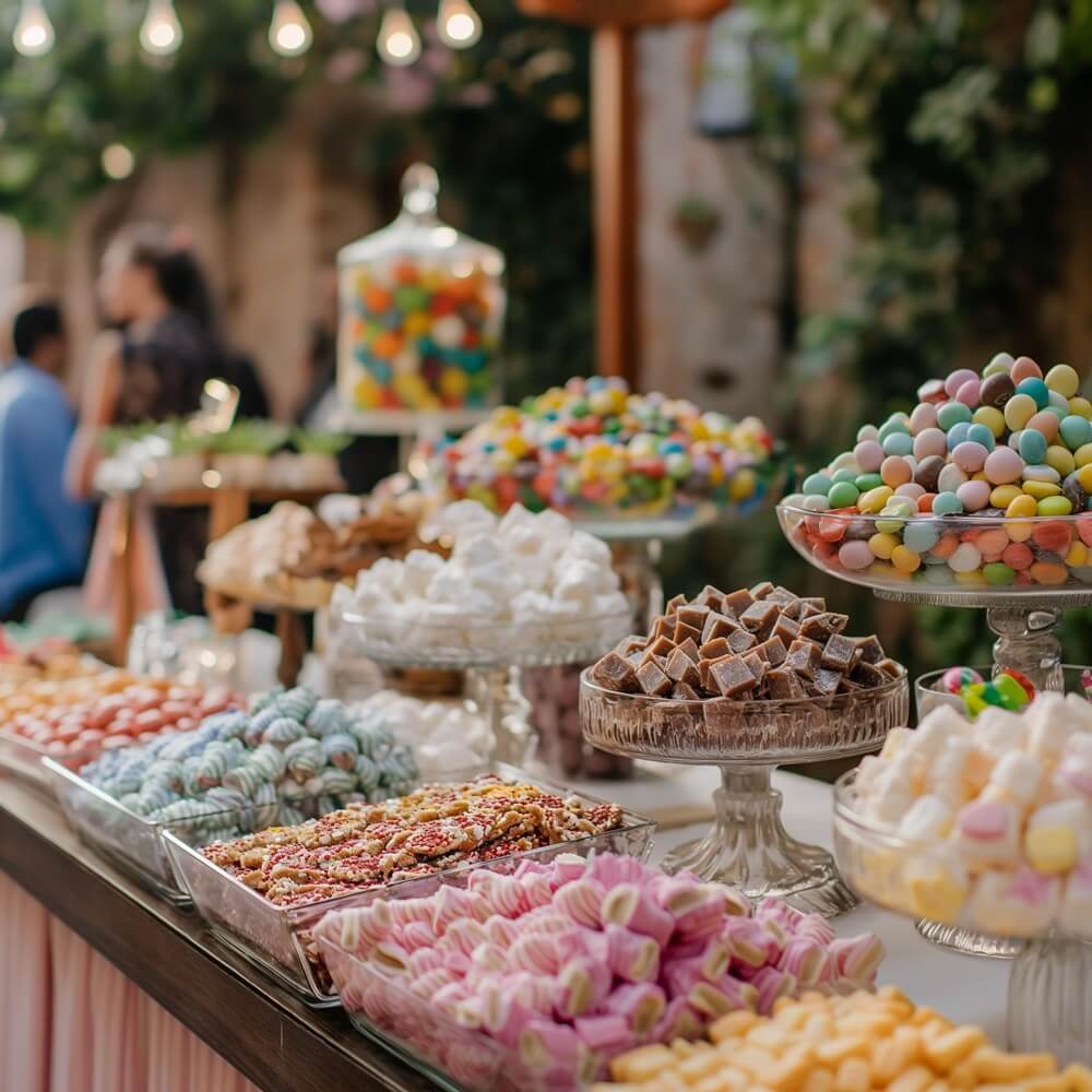 colorful candies and sweets